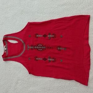 Joy Joy Sleeveless Blouse Size Medium